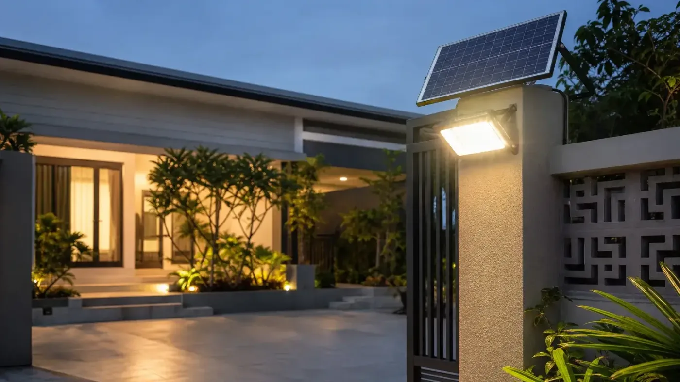 Đèn năng lượng mặt trời 100W là gì và phù hợp với không gian nào – Đèn năng lượng mặt trời 100W