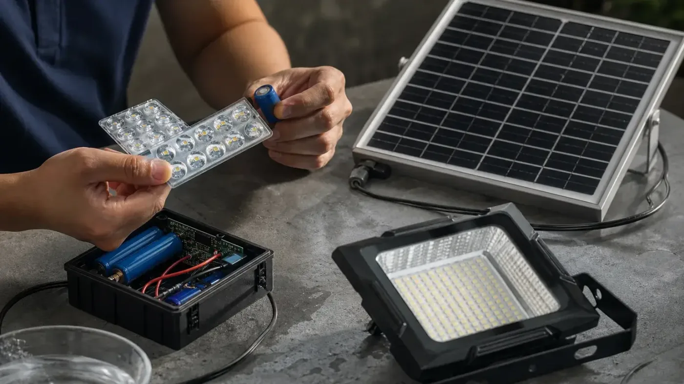 Tiêu chí chọn mua đèn sáng bền và lâu – Đèn năng lượng mặt trời 100W