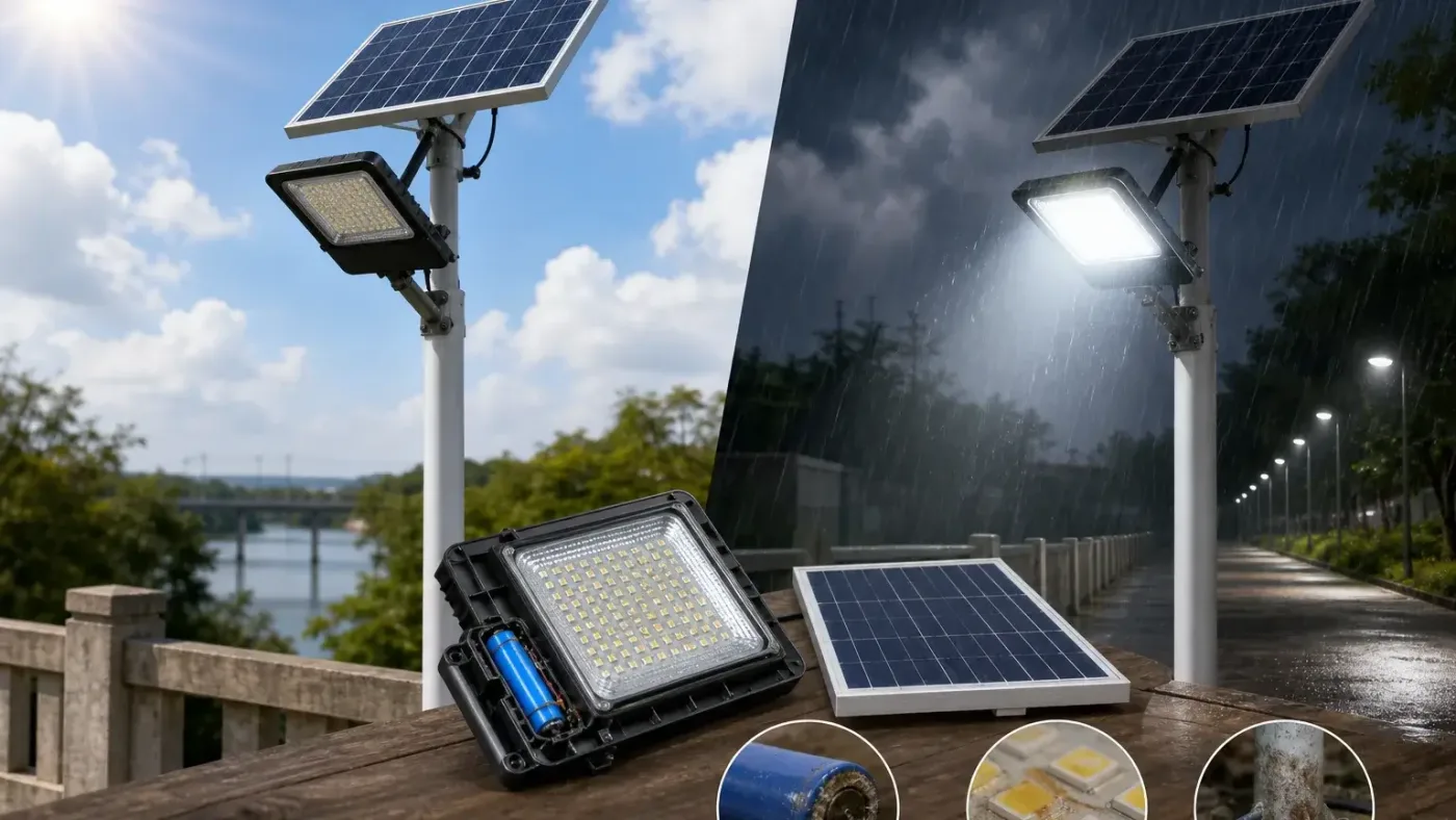 Ưu điểm và hạn chế khi sử dụng đèn năng lượng mặt trời 300W – Đèn năng lượng mặt trời 300W