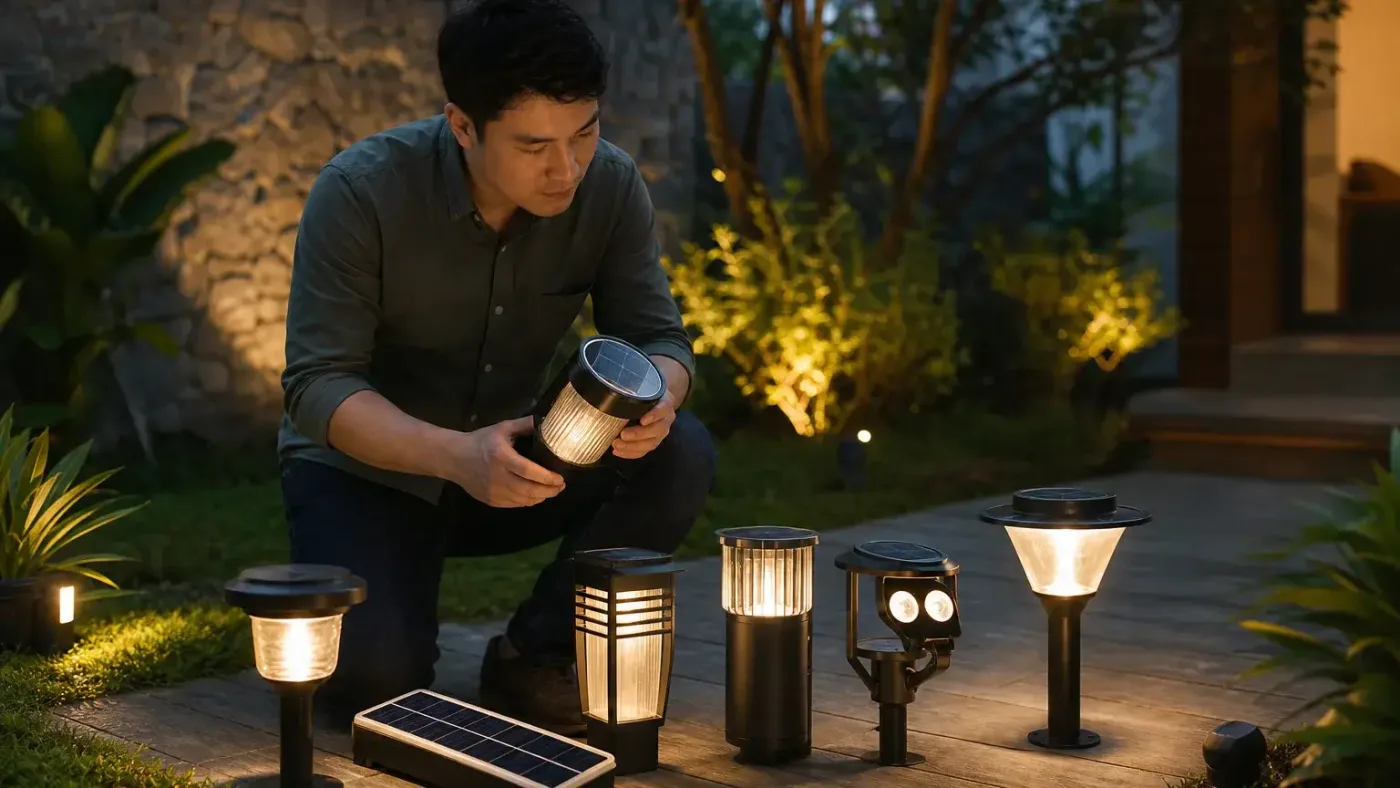 Tiêu chí chọn đèn năng lượng mặt trời sân vườn phù hợp – Đèn năng lượng mặt trời sân vườn
