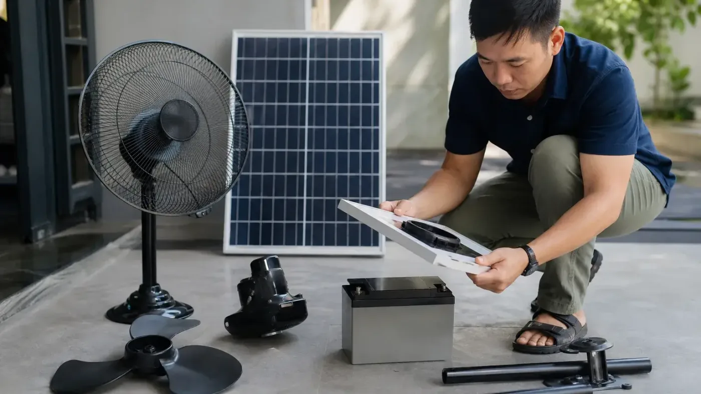 Tiêu chí đánh giá chất lượng quạt năng lượng mặt trời trước khi mua – Quạt năng lượng mặt trời