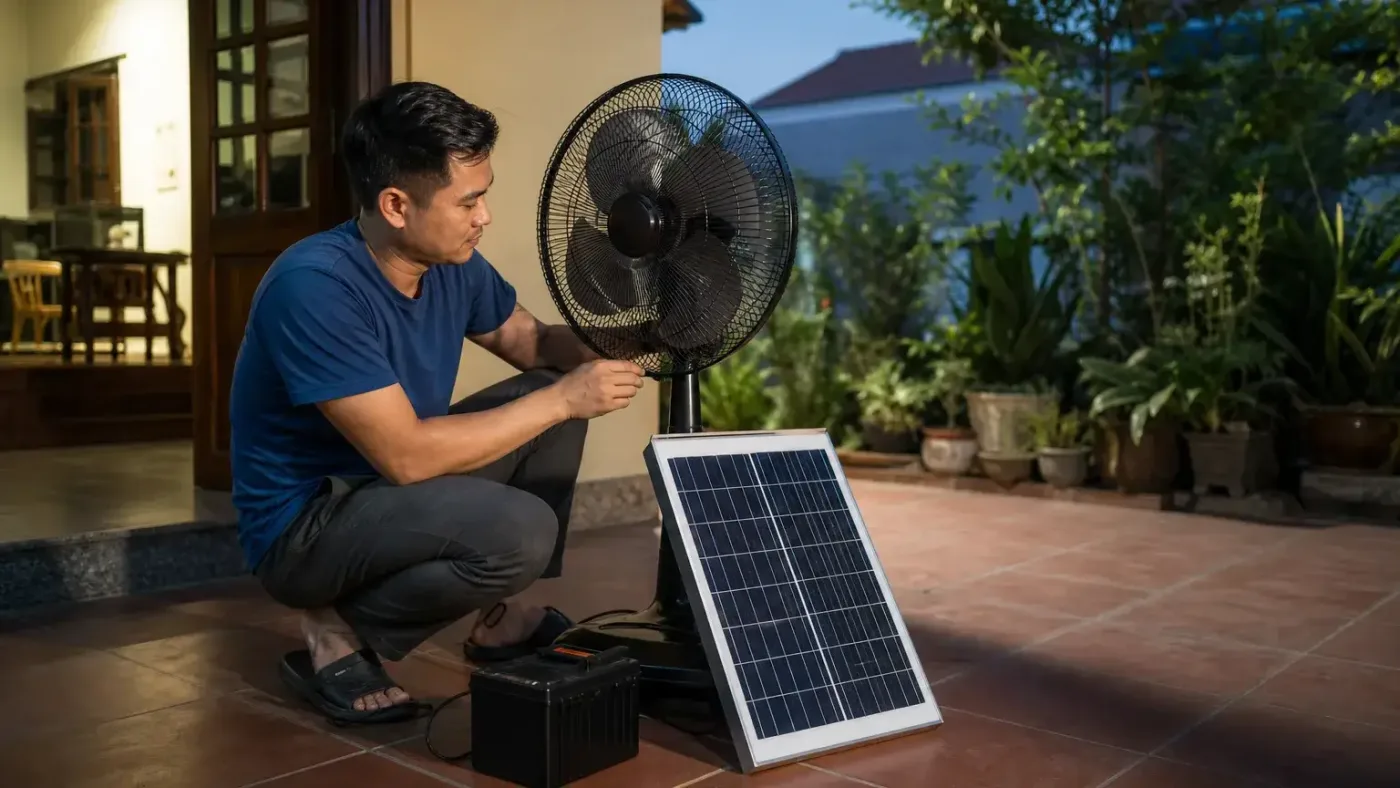Hướng dẫn chọn mua quạt năng lượng mặt trời 16 inch phù hợp – Quạt năng lượng mặt trời 16 inch